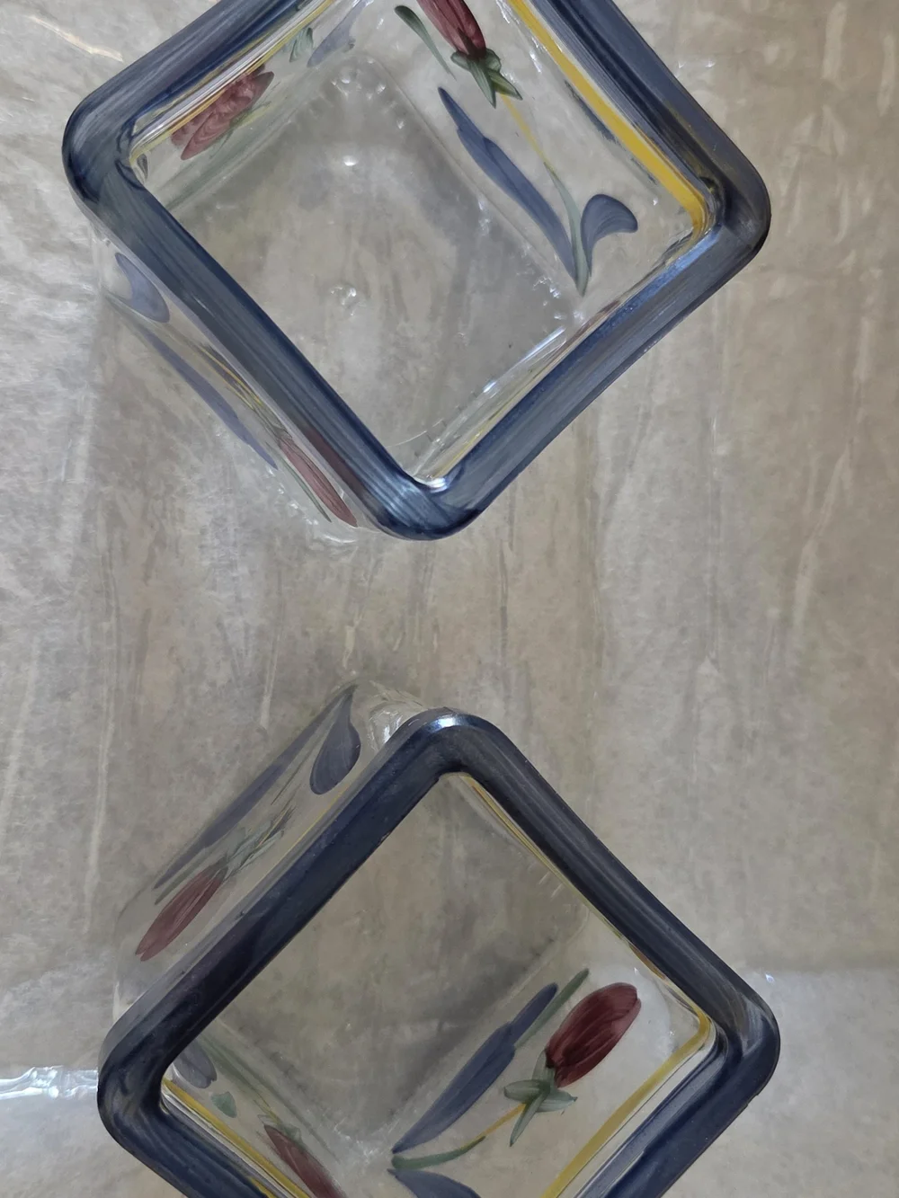 Lenox Glass Votives - 2pc Set